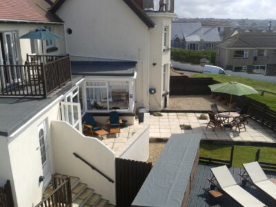 Terraces and decking areas
